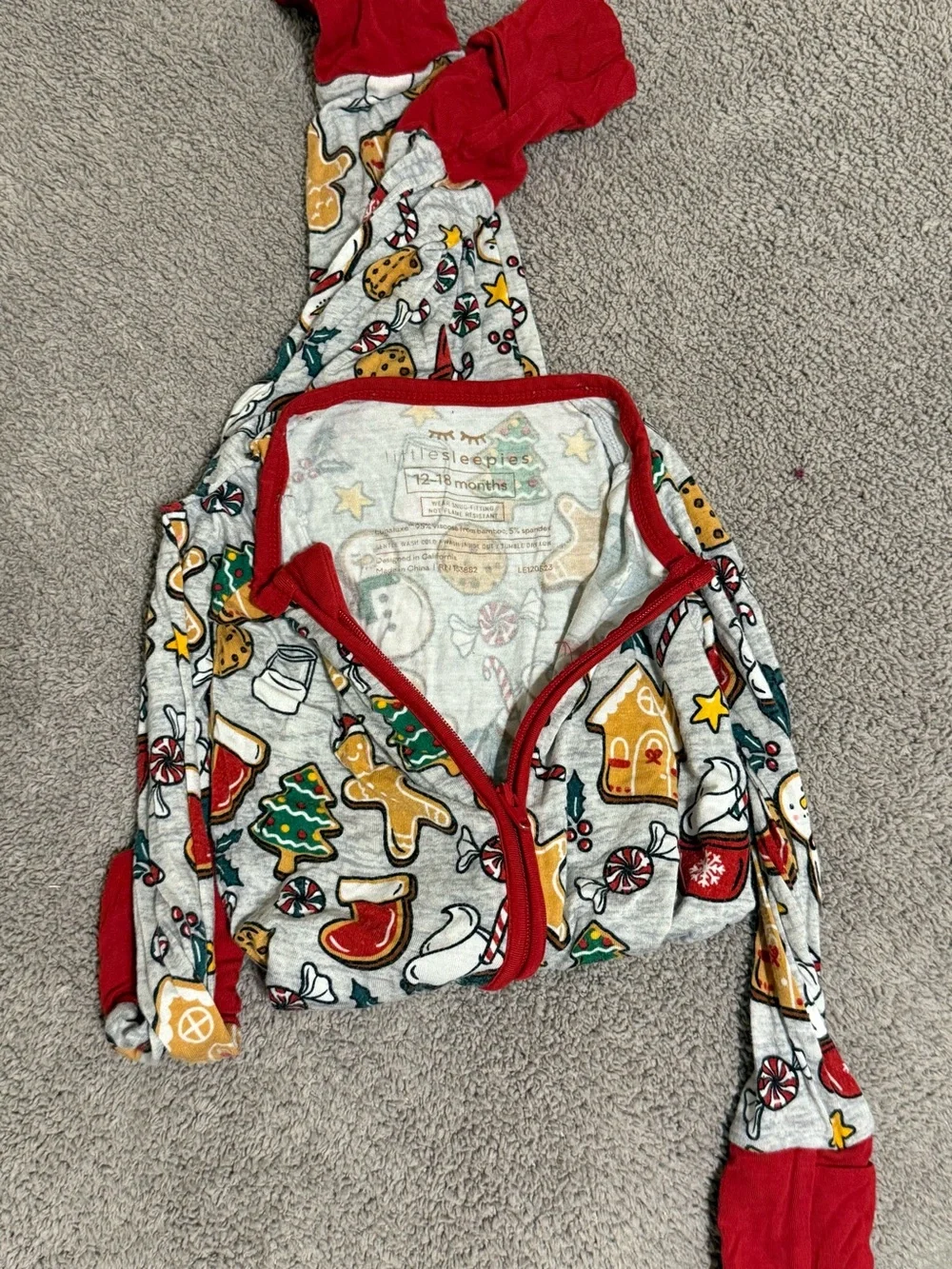 Little Sleepies holiday treats 12-18 months